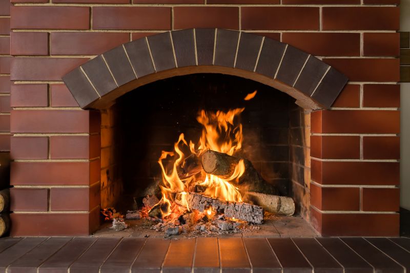 Brick Fireplace Design
